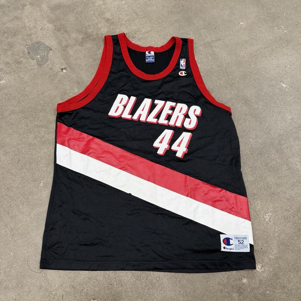 Vintage Champion Portland Trail Blazers Jersey #44 Brian Grant Basketball 2XL/52